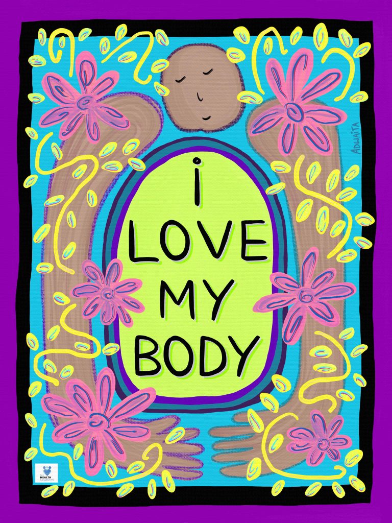Affirmation on Body Positivity by Adwaita for The Health Collective